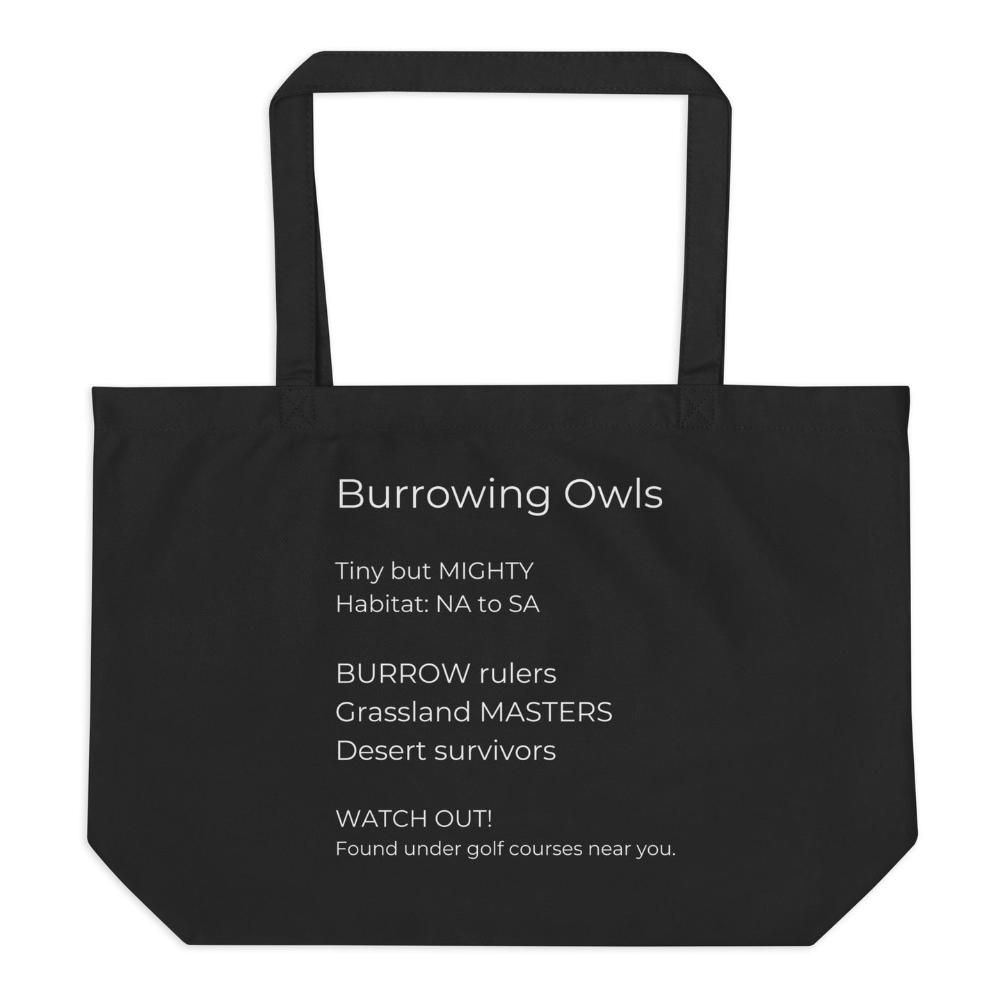 Burrowing Owls Eco Tote (Large)