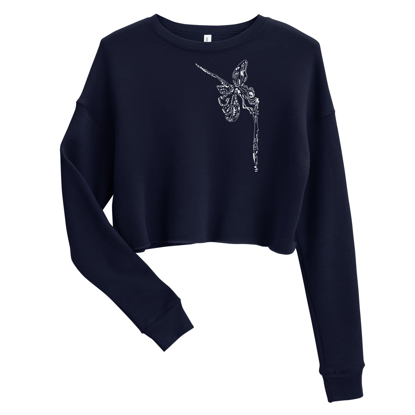 Dragonfly Crop Sweatshirt